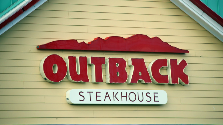 Outback Steakhouse sign restaurant