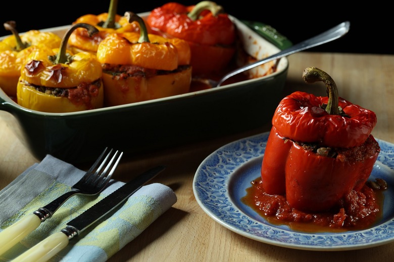 Stuffed Peppers are great for meal prepping