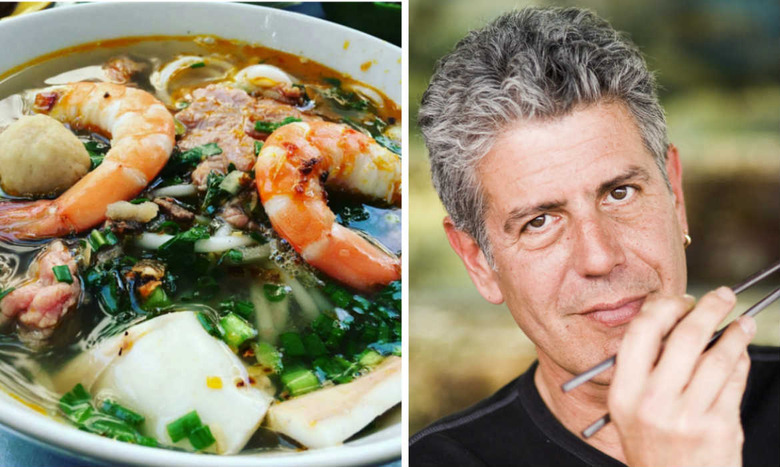Dishes like Bun Thai from The Lunch Lady in Vietnam have us counting down the days until Bourdain's hawker market opens. 