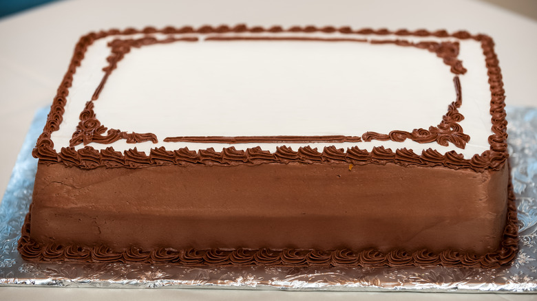 chocolate sheet cake from Costco