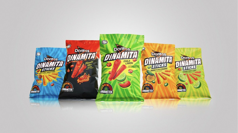 Doritos Dinamita chip flavors