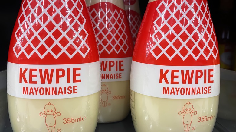 bottles of Kewpie mayo