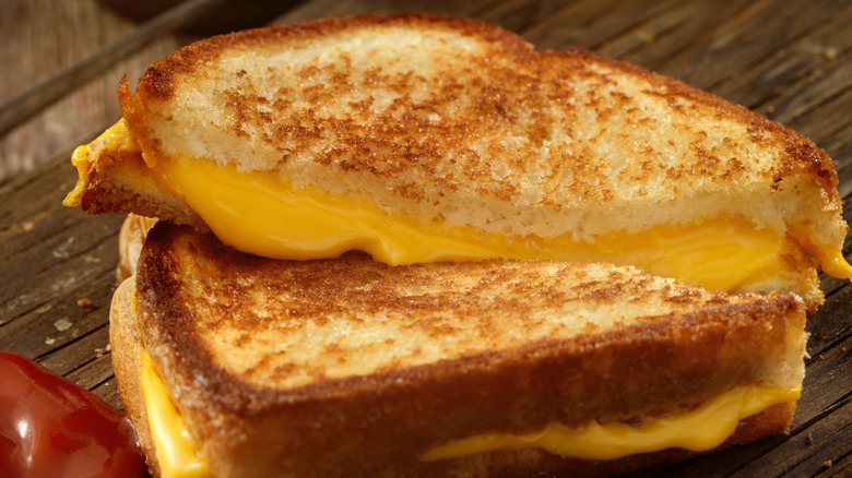 crispy grilled cheese
