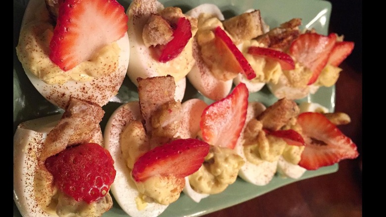 french toast deviled eggs