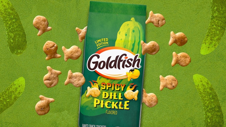 Goldfish Spicy Dill Pickle package