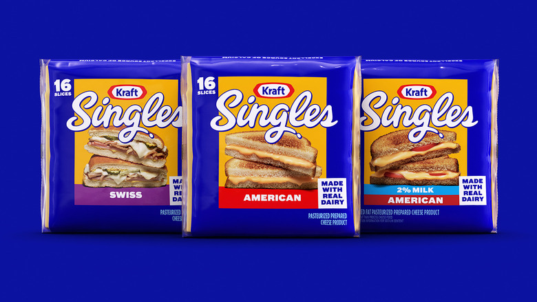 Kraft Singles' new packaging