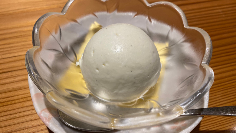 ice cream with olive oil