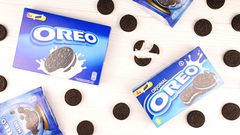OREO cookies and boxes