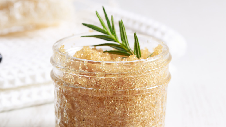 Brown sugar with rosemary