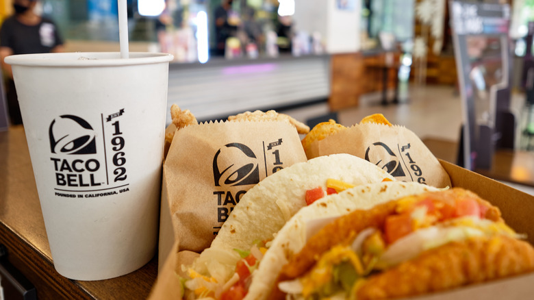 Taco Bell food and drink