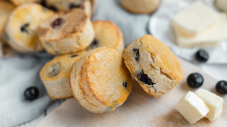 homemade blueberry biscuits 