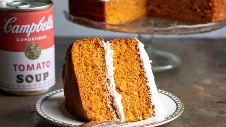 Campbell's tomato soup cake