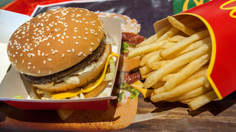 Big Mac and fries