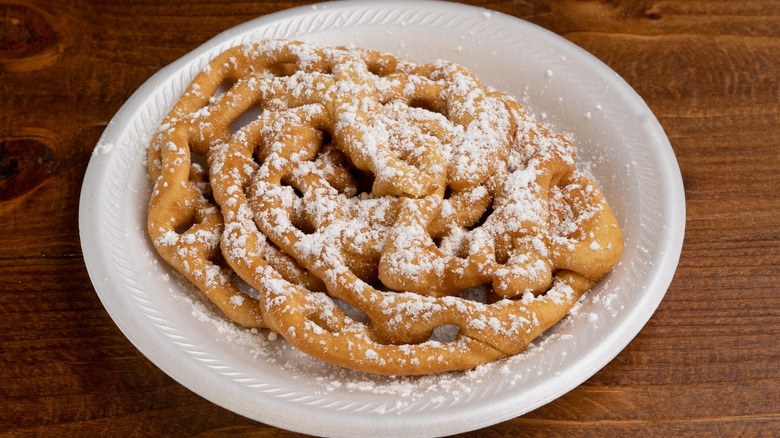 The Obvious Way Funnel Cake Got Its Name