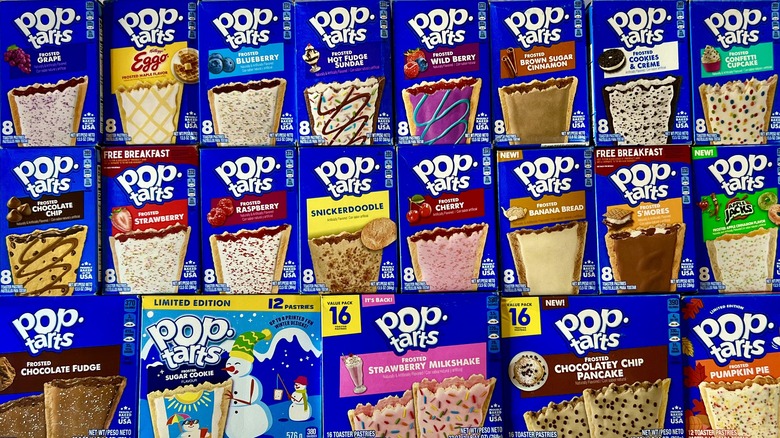 boxes of Pop-Tarts