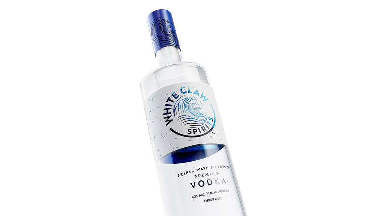 White Claw premium vodka bottle