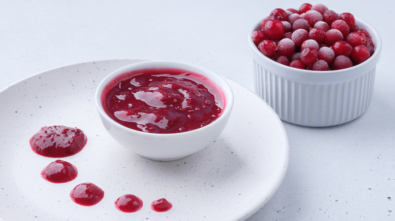 cranberries and cranberry sauce