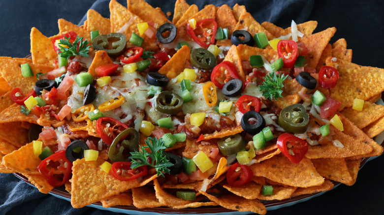 Nachos with loads of toppings