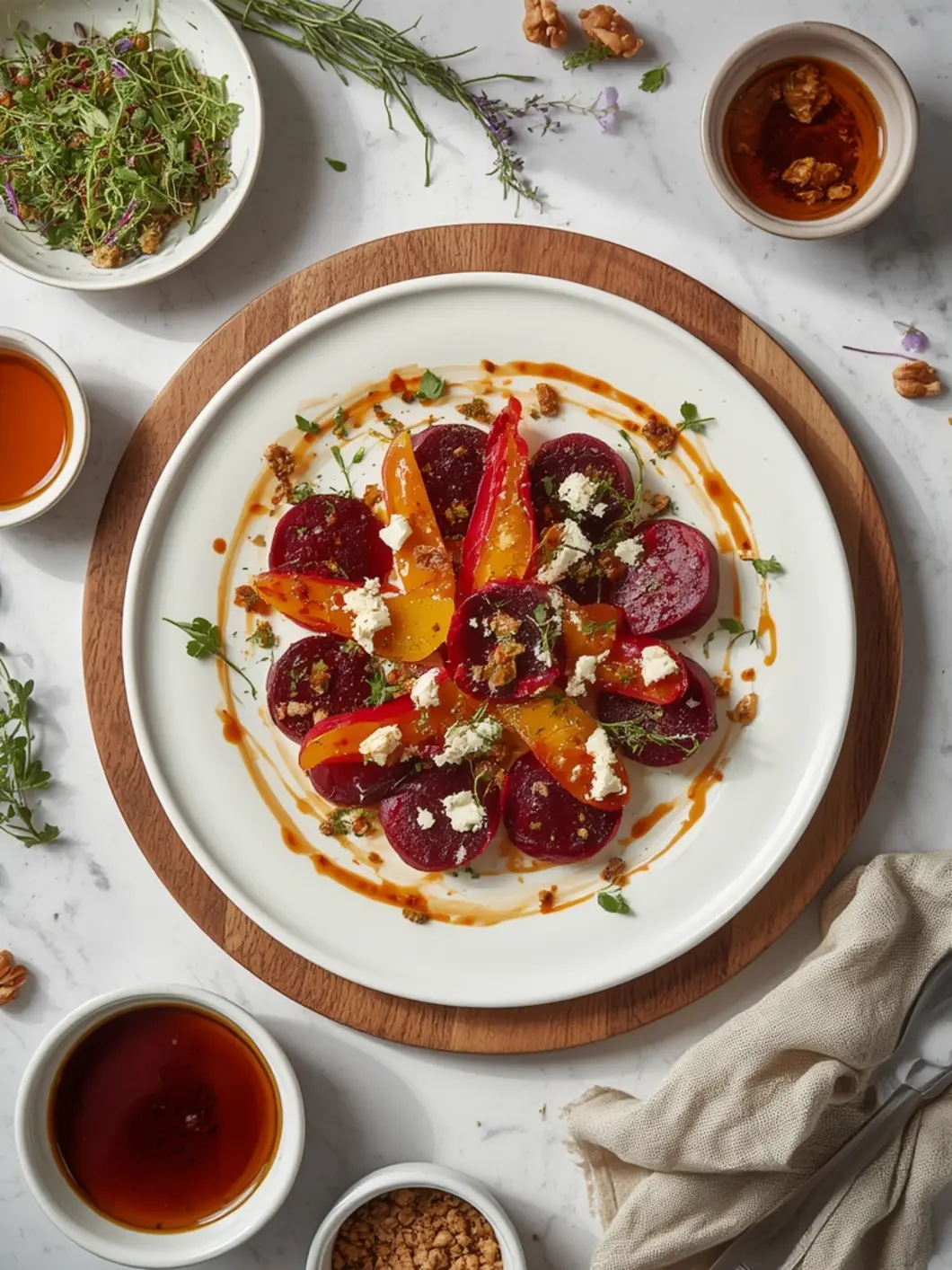 Beet and Goat Cheese Salad 2