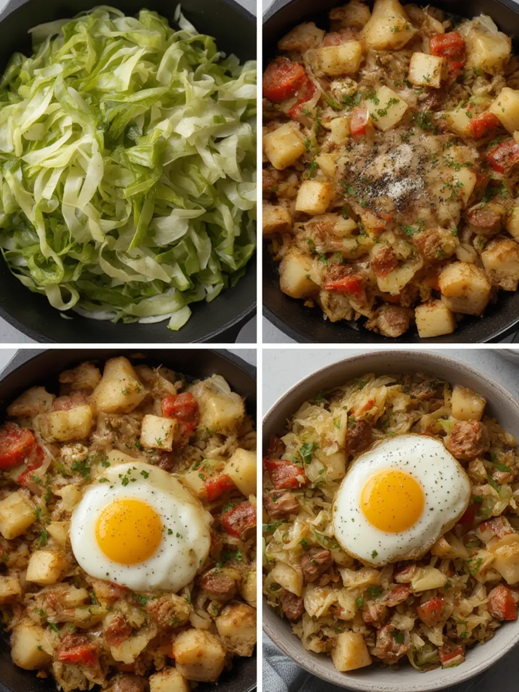 Breakfast Cabbage Hash 1