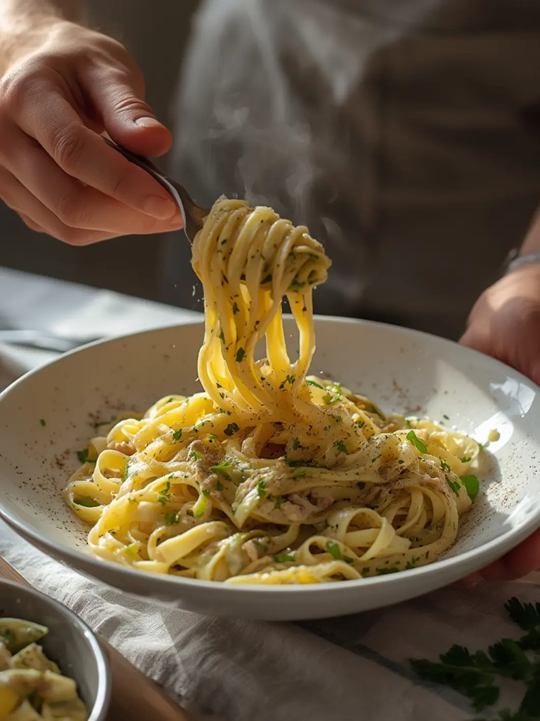 Cabbage Alfredo Pasta 2