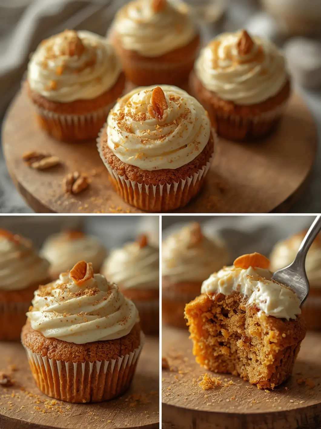 Carrot Cake Cupcakes 1