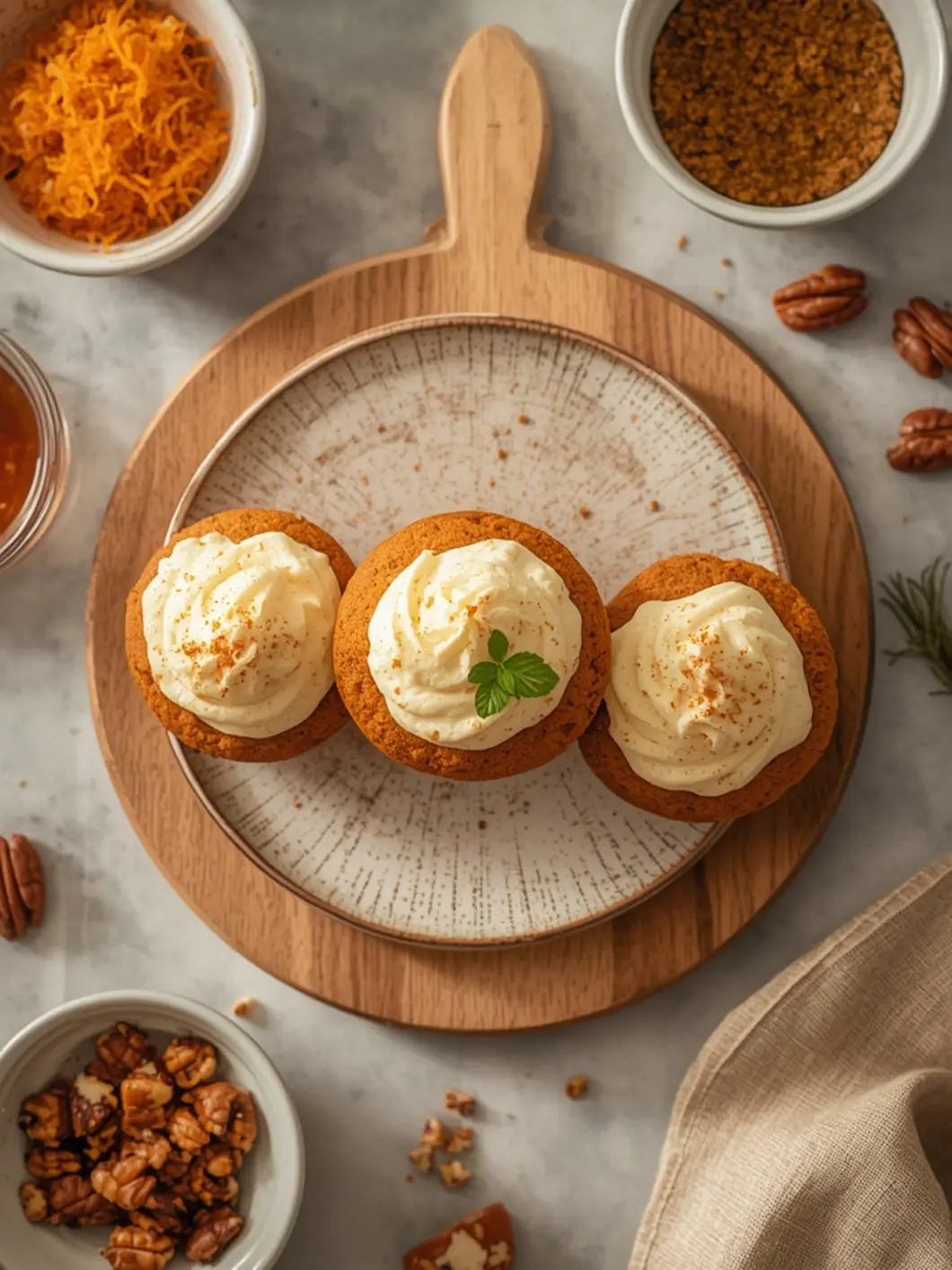 Carrot Cake Cupcakes 2