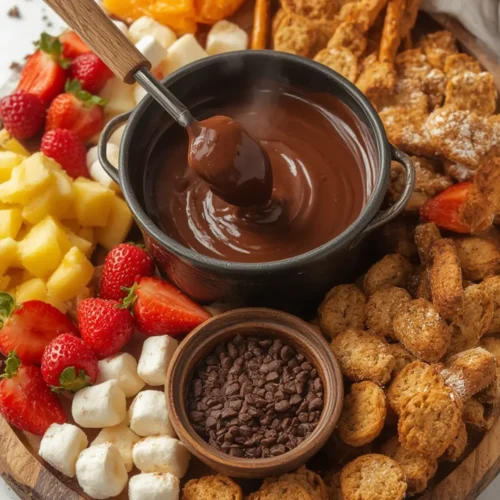 Chocolate Fondue Board