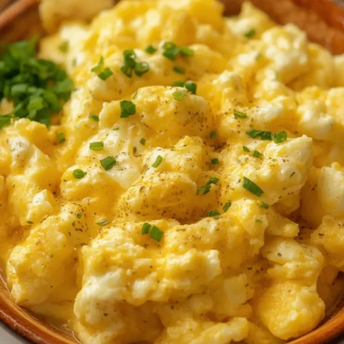 Cottage Cheese Scrambled Eggs