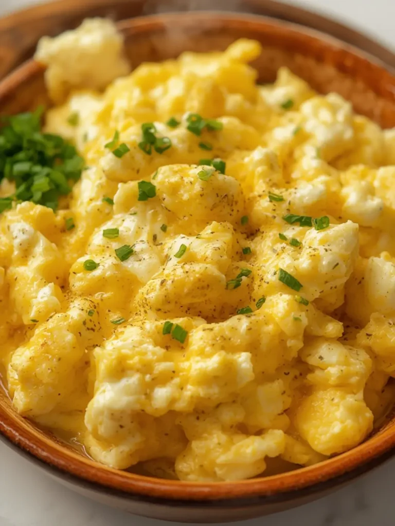Cottage Cheese Scrambled Eggs