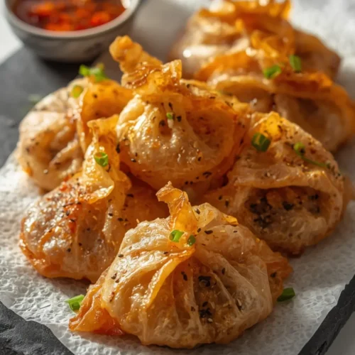 Crispy Rice Paper Dumplings