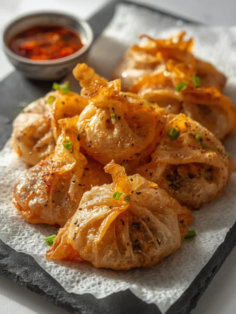 Crispy Rice Paper Dumplings