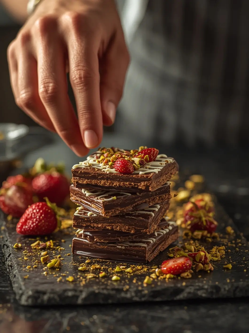 Dubai Chocolate Strawberry Bars 5 Easy Ideas 3 Dubai Chocolate Strawberry Bars 2