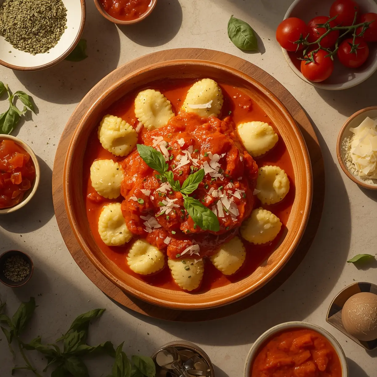 Gnocchi with Tomato Sauce 2