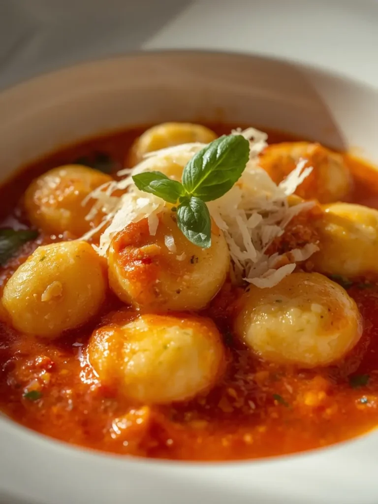Gnocchi with Tomato Sauce