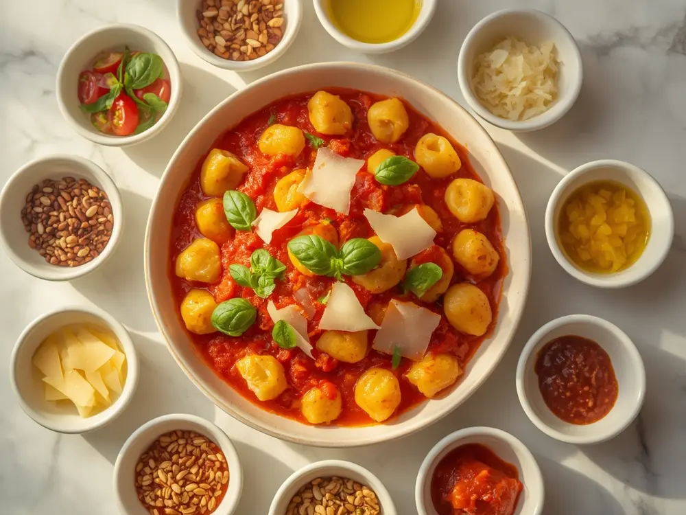 Gnocchi with Tomato Sauce variations