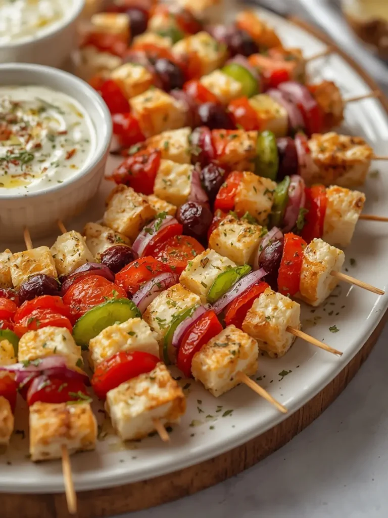 Greek Salad Skewers