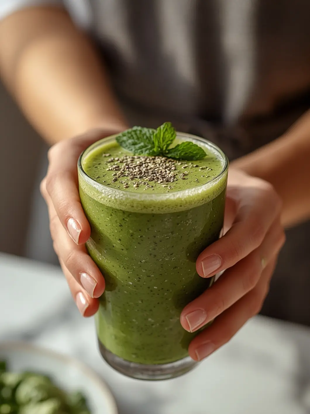 Easy way to make Green Detox Smoothie with 2 ingredients 3 Green Detox Smoothie 2