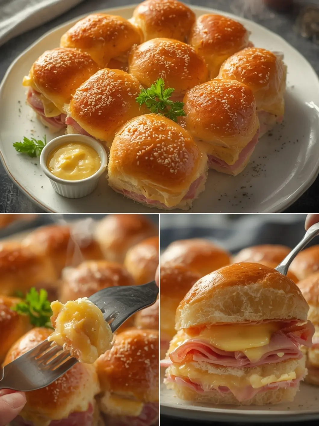 Easy Ham and Cheese Sliders (15-Minute) 3 Ham and Cheese Sliders 1
