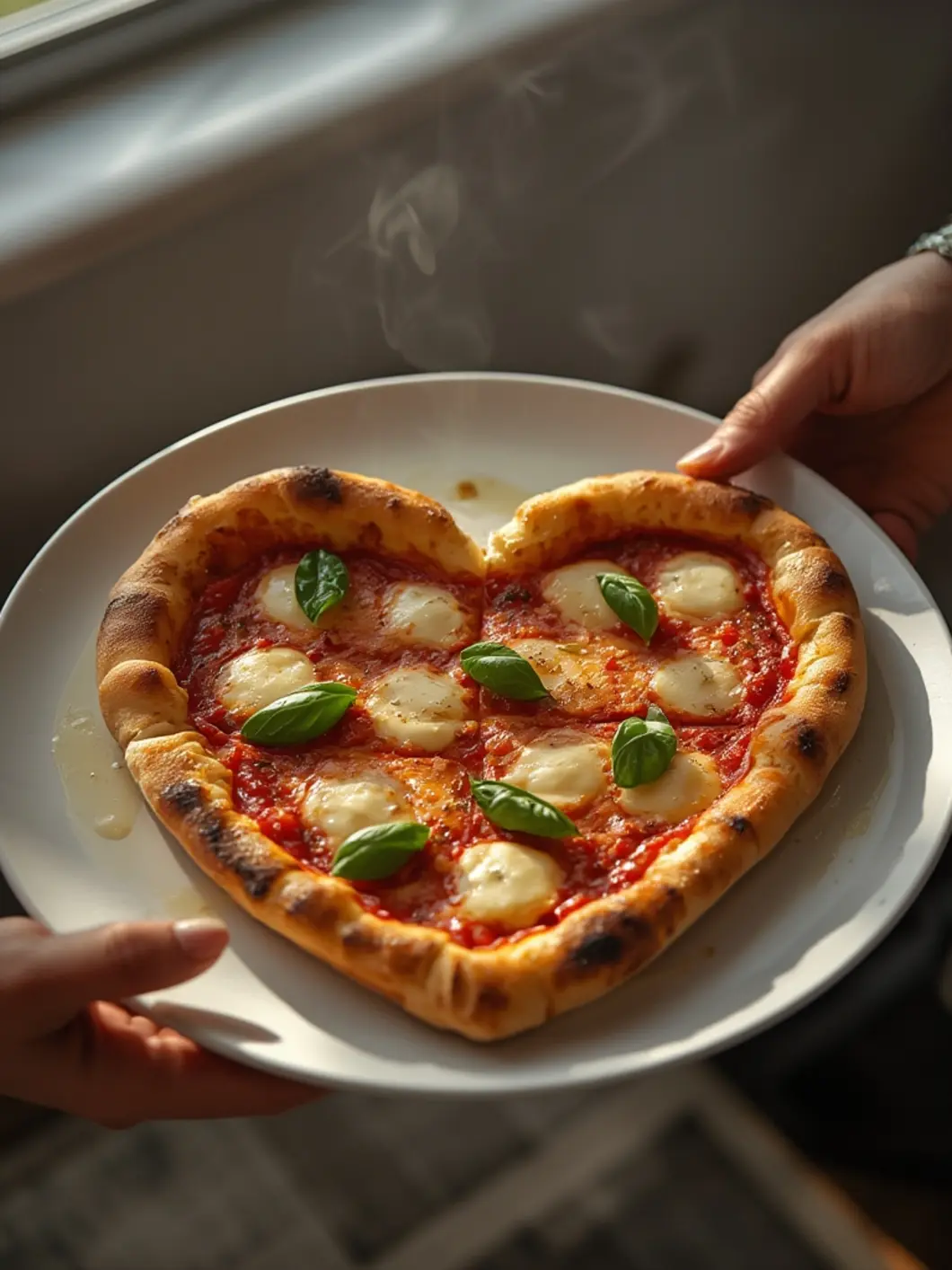 Easy way to make Heart-Shaped Pizza in 15 Minutes 3 Heart Shaped Pizza 2