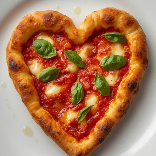 Easy way to make Heart-Shaped Pizza in 15 Minutes 4 Heart Shaped Pizza