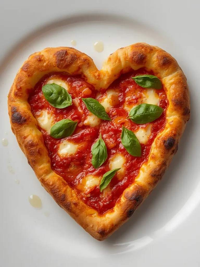 Heart-Shaped Pizza