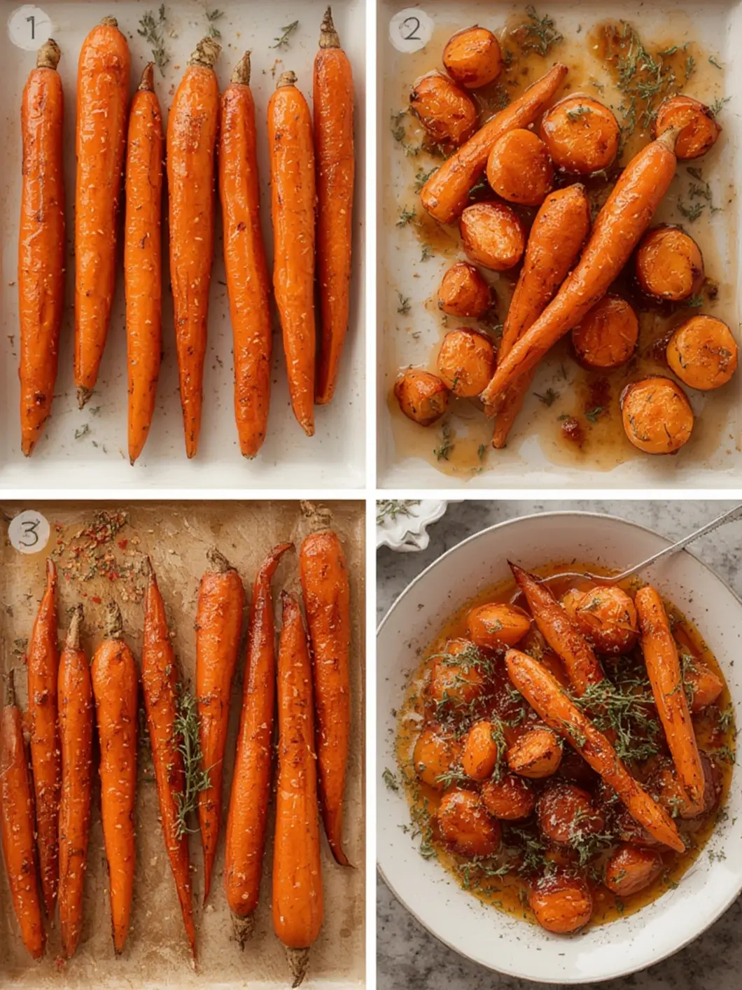 Hot Honey Roasted Carrots 1