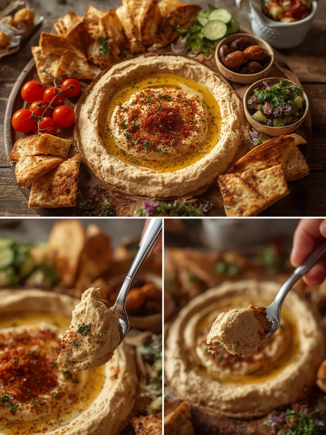 Easy Hummus Platter (No-Bake, 15-Minute Appetizer) 3 Hummus Platter 1