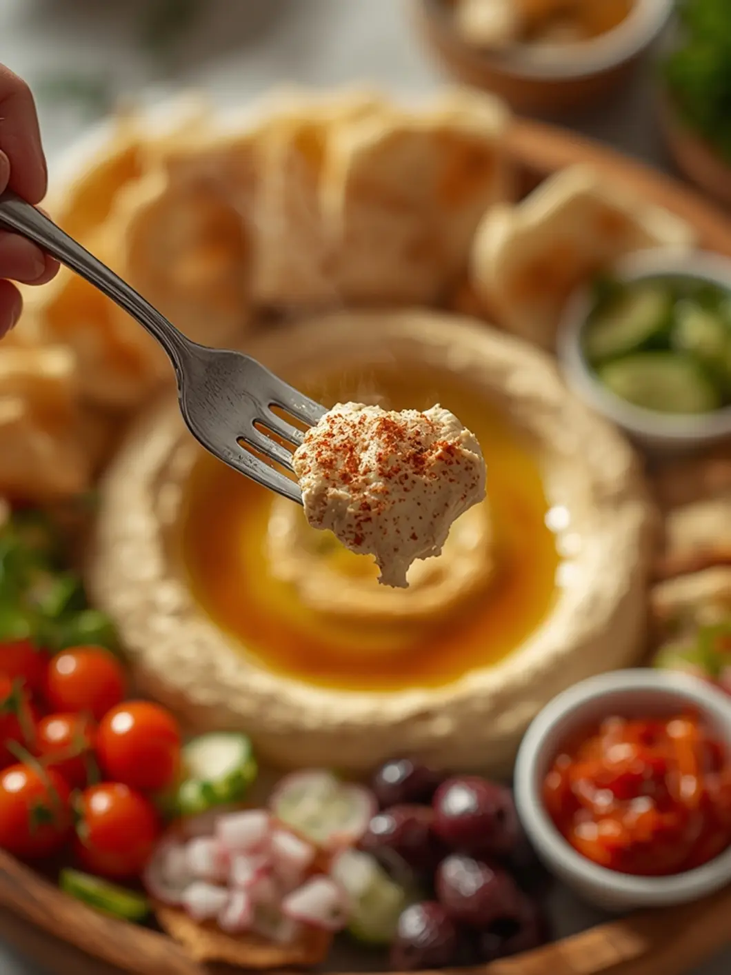 Easy Hummus Platter (No-Bake, 15-Minute Appetizer) 4 Hummus Platter 3