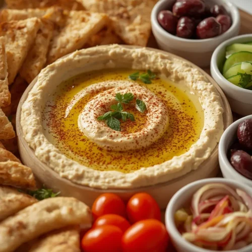 Easy Hummus Platter (No-Bake, 15-Minute Appetizer) 6 Hummus Platter
