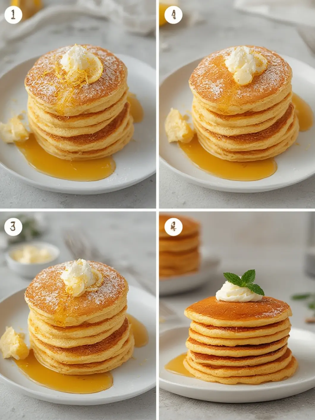 Lemon Ricotta Pancakes 1