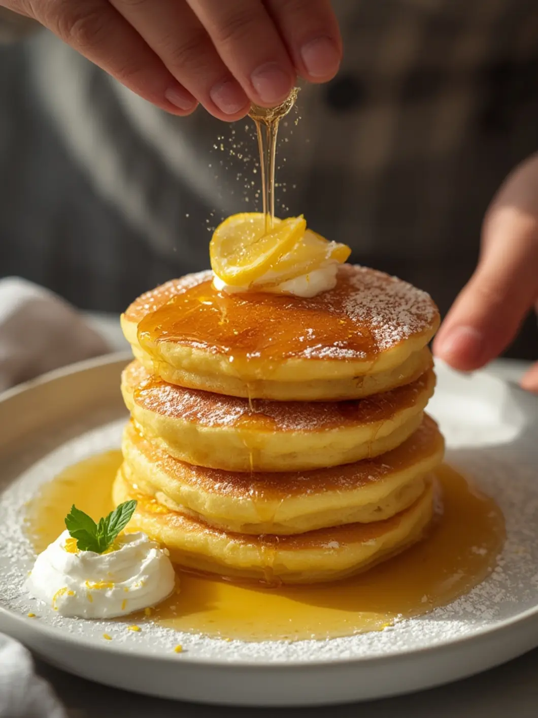 Lemon Ricotta Pancakes 2