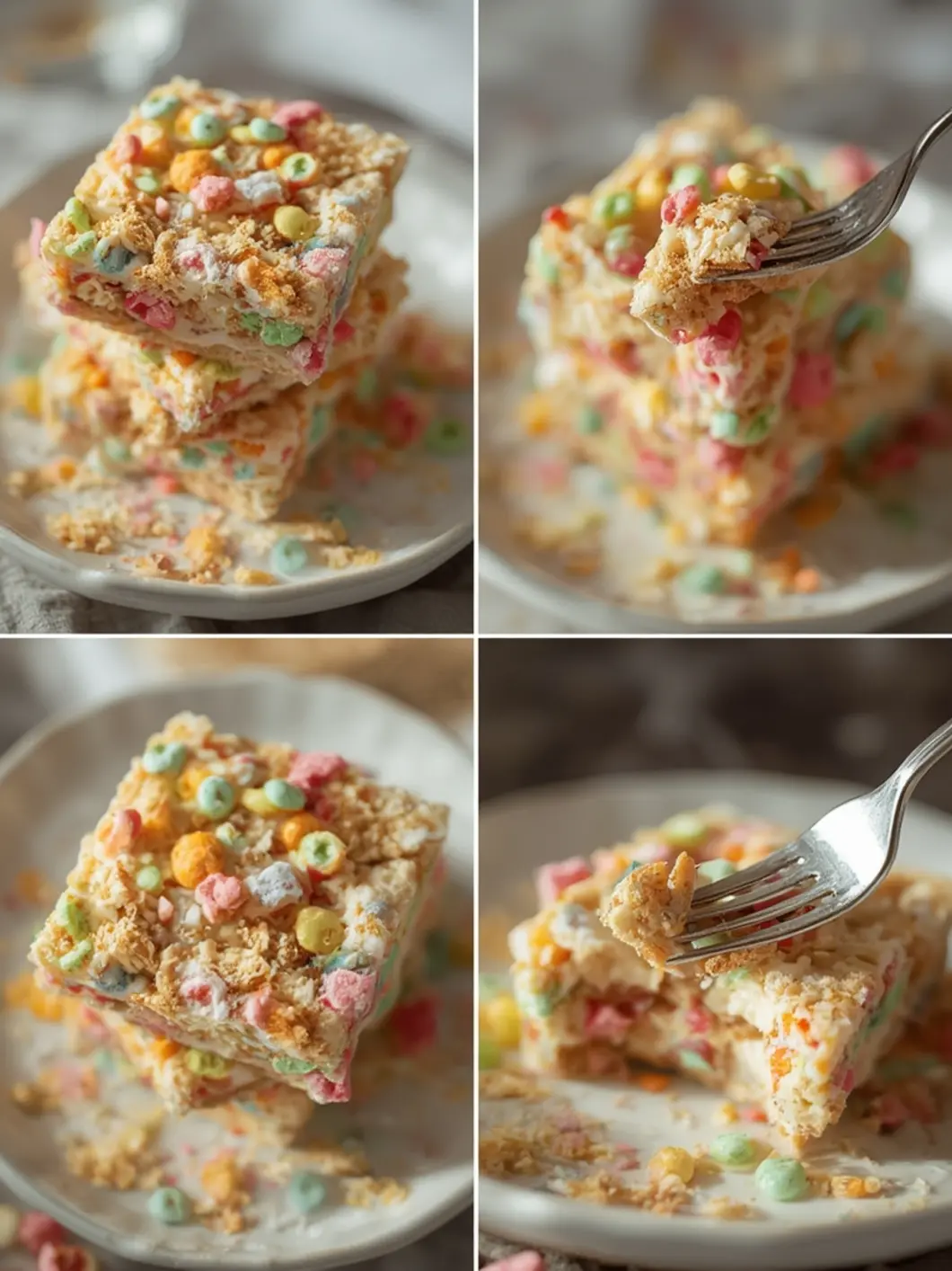 Easy 4-Ingredient Lucky Charms Treats (No-Bake) 3 Lucky Charms Treats 1