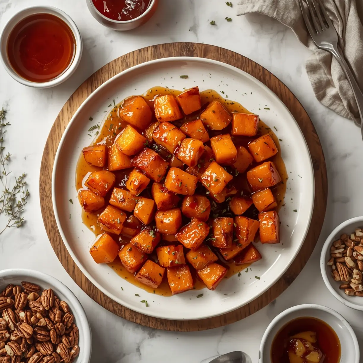 Maple Glazed Sweet Potatoes 2